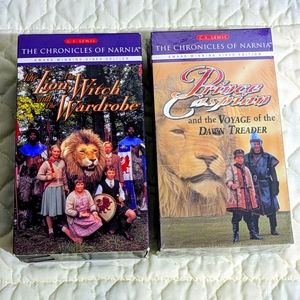 C.S. Lewis Narnia VHS Movies Set